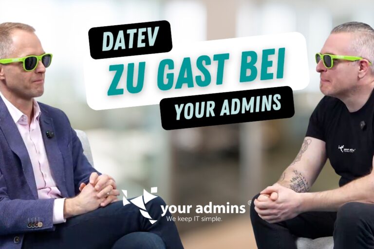 DATEV zu Gast bei your admins – DATEV-Cloud, myDATEV Kanzlei und zukünftige Arbeitweisen